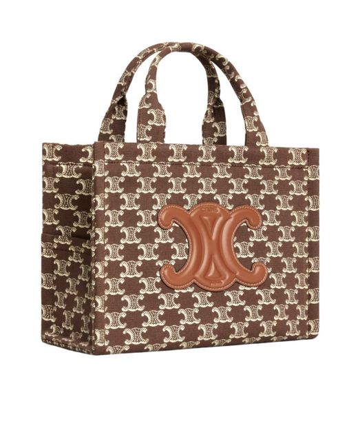 Céline Brown Small Cabas Thais