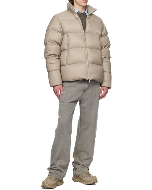 Moncler Gray Mesh Panelled Trailgrip Sneakers for men