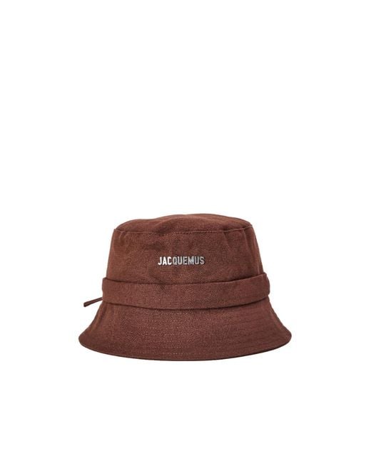 Jacquemus Brown Lightweight Bucket Hat