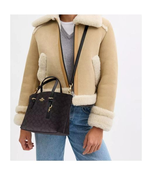 COACH Black Molly Tote Bag