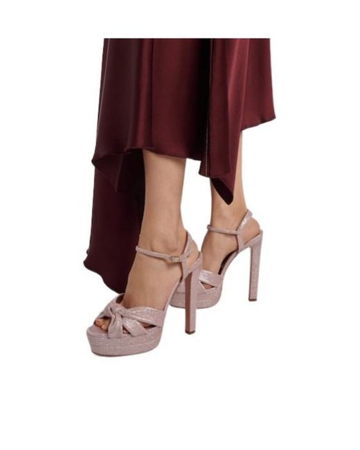 Aquazzura Pink Platform Sandals