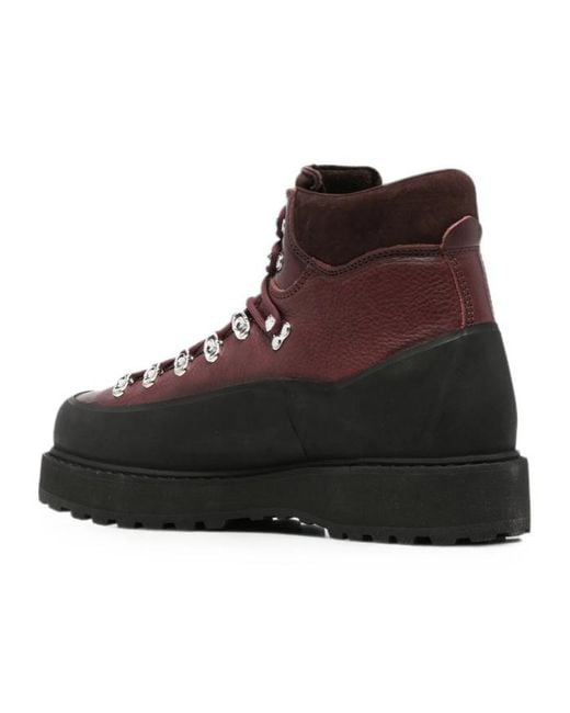 Diemme Brown High-Top Lace-Up Boots for men