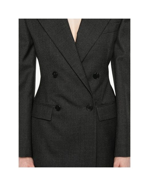 Givenchy Black Double-Breasted Button Jacket
