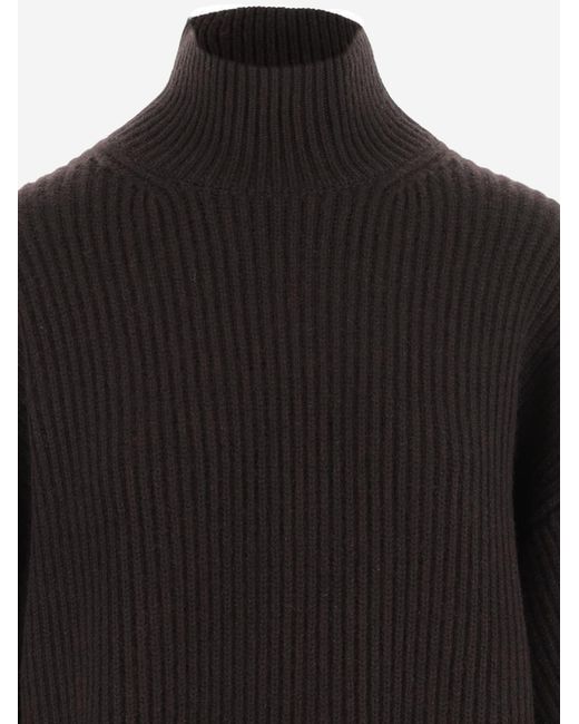 Carven Black Long-Sleeved Sweater