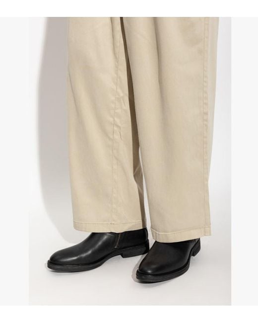 AllSaints Black Round-Toe Boots for men