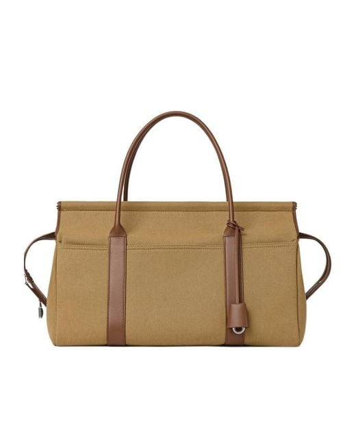 Loro Piana Metallic Loom Weekender Bag L42 for men