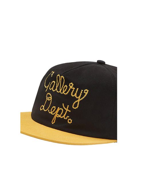 GALLERY DEPT. Black Two-Tone Baseball Cap for men