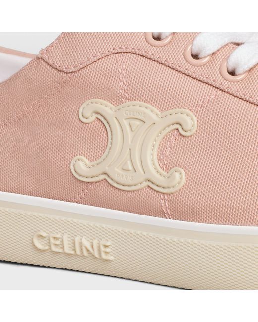 Céline Pink Alan Sneakers With Triomphe
