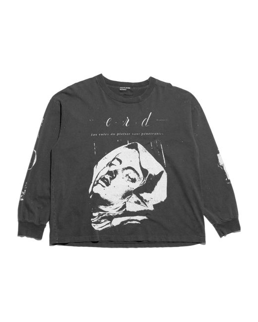 Enfants Riches Deprimes Gray Graphic Long-Sleeve T-Shirt for men