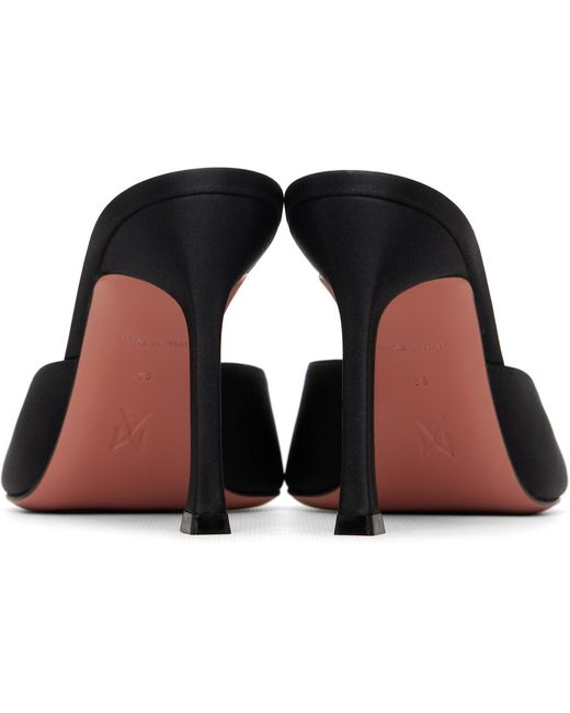 AMINA MUADDI Black Alexa 95 High-Heeled Sandals