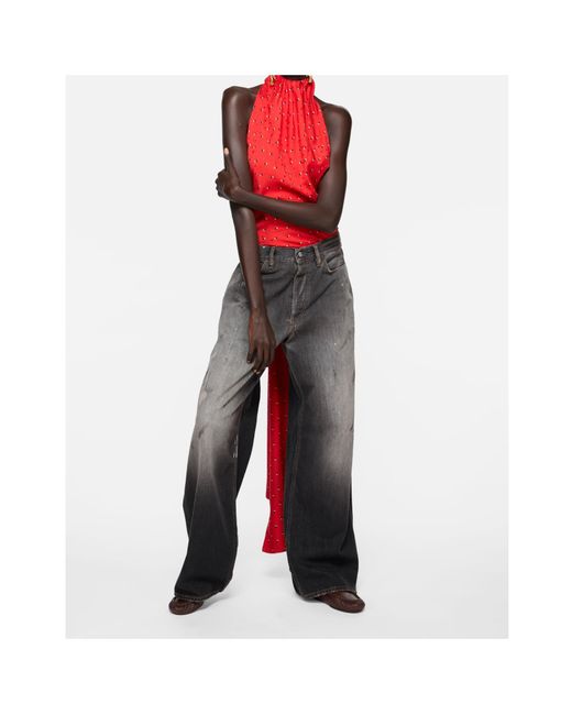 Acne Gray 1981 Loose Fit Jeans for men