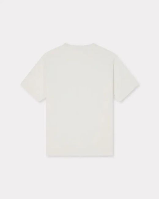 KENZO White 'Lunar New Year' Embroidered T-Shirt for men