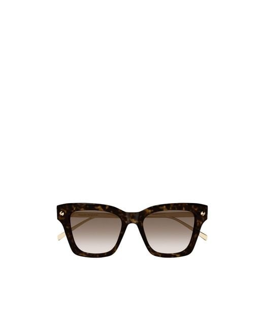 McQueen Multicolor Eyewear Square Frame Sunglasses