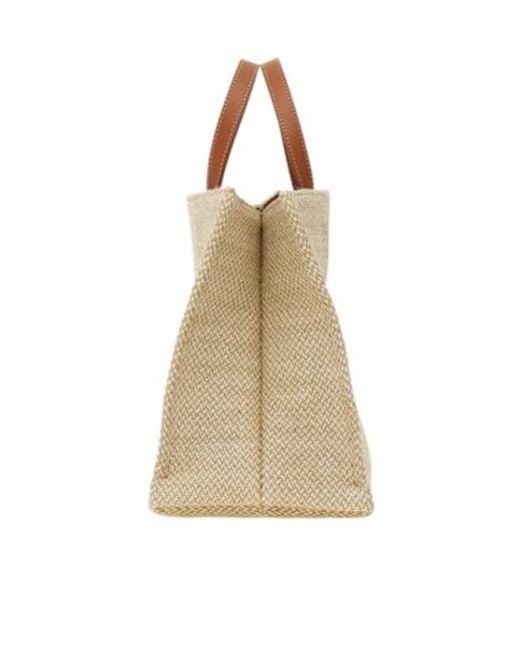 Ferragamo Metallic Tote Bag With Logo