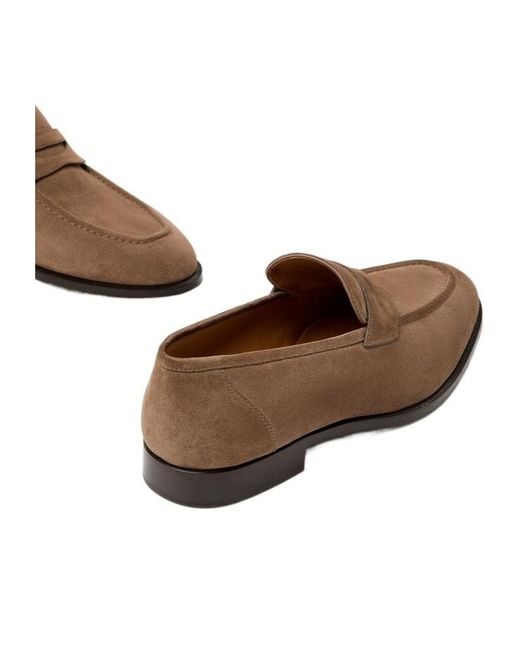 Loro Piana Brown Sergio Loafer for men