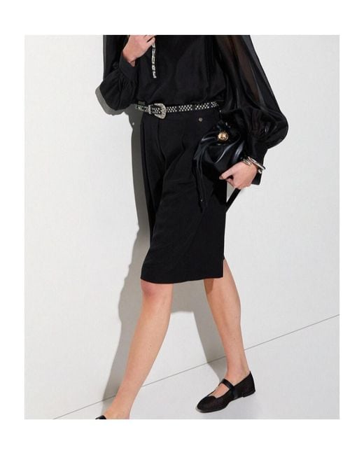 Liu Jo Black Bermuda Shorts