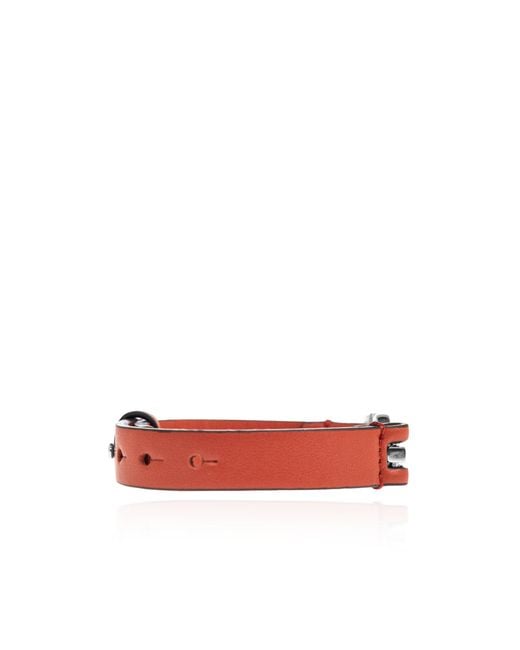 Ferragamo White Ferragamo Gancini Buckle Bracelet for men
