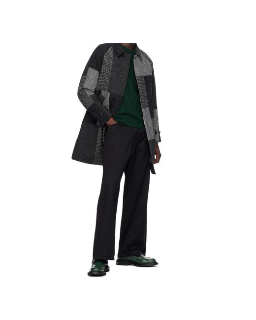 Toga Virilis Green Buckle Loafers for men