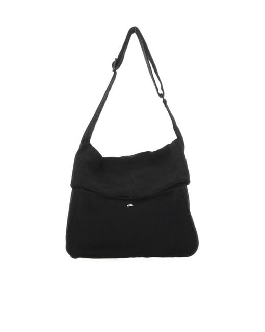 Our Legacy Black Foldover-Top Sling Bag for men
