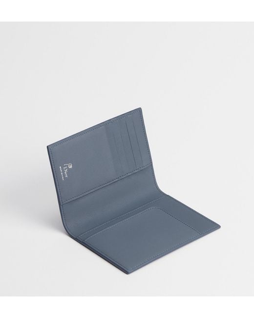 Dior Blue Passport Cover for men