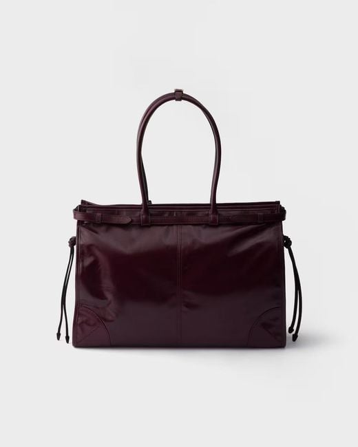 Prada Red Bonnie Extra-Large Leather Bag