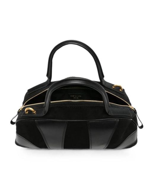 Dries Van Noten Black Zippered Handbag