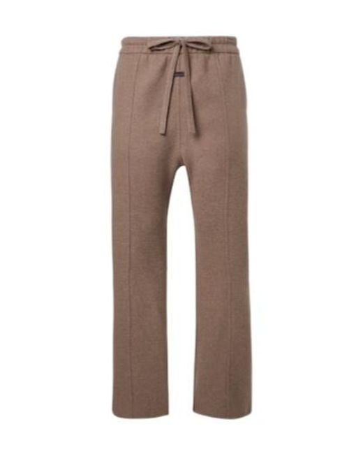 Fear Of God Brown Wool And Cashmere Bootcut Pants for men