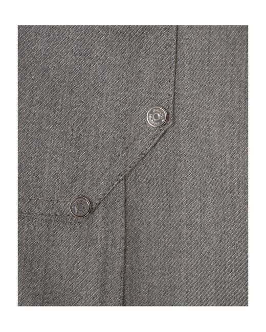 Max Mara Gray Abetaia Creased Trousers