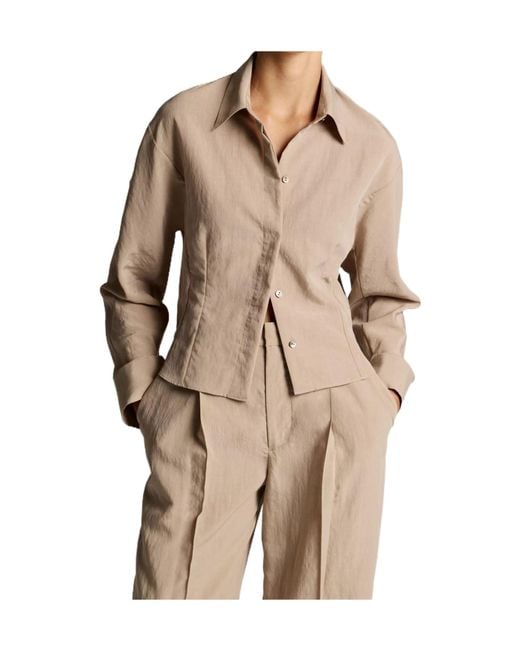 Vince Natural Blouson-Back Shirt Jacket