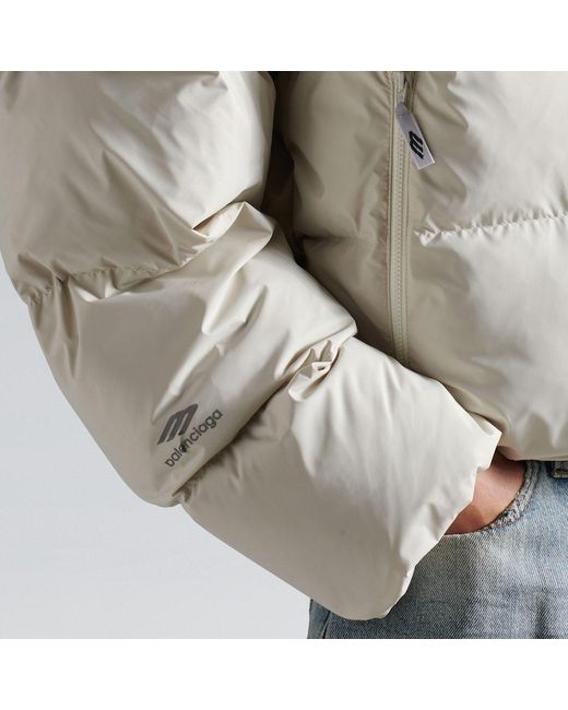 Balenciaga White Ski Puffer Coat