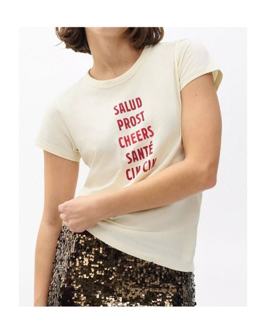 Rag & Bone White Crew Neck T-Shirt