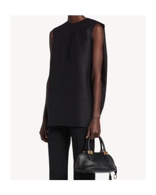 Balenciaga Black Mini Cocoon Dress
