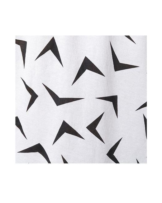 Saint Laurent White Printed T-Shirt for men