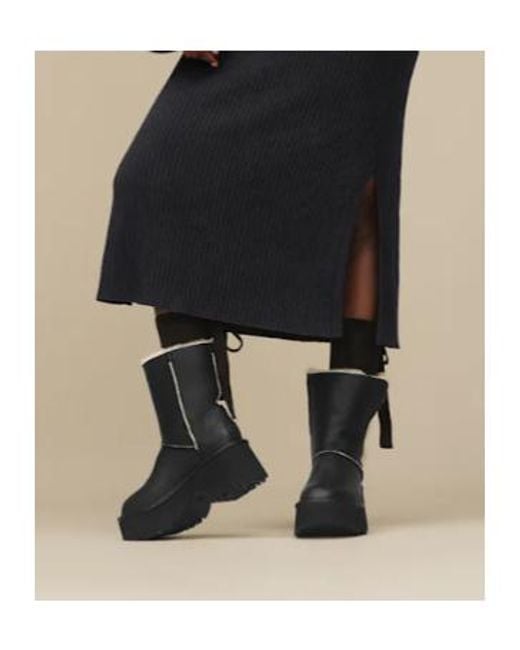 Ugg Black Esmee Leather Boot 1172590-Blk