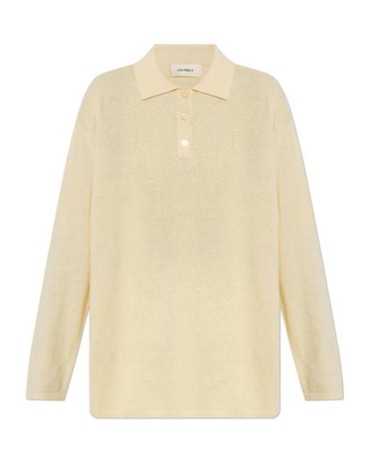 Lisa Yang Natural Caisa Polo Sweater