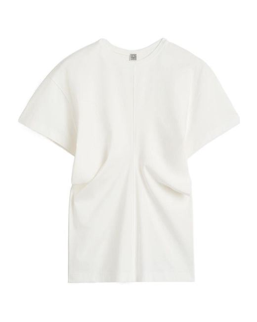 Totême White Short-Sleeved T-Shirt