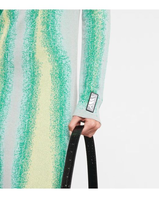 Y. Project Green Gradient Knit Dress
