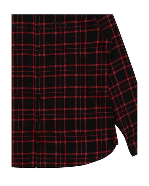 Burberry Purple Checkered Shirt