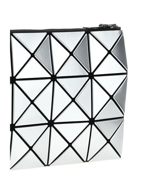 Issey Miyake Metallic Lucent Geometric-Panel Cross-Body Bag