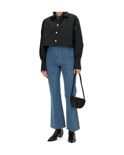 Patou Blue Flare Fit Designer Jeans