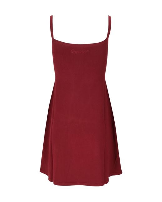 DSquared² Red Sleeveless Mini Dress