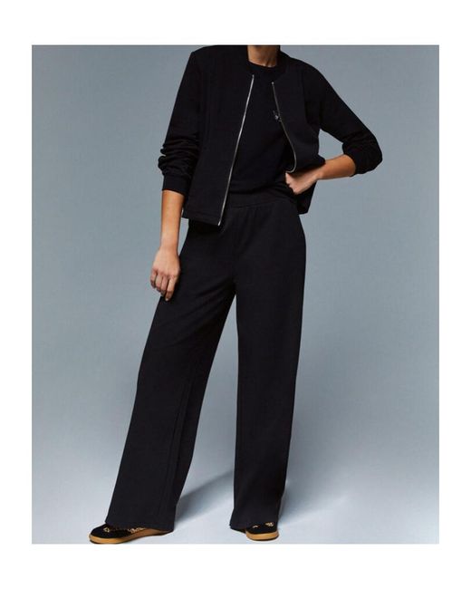 Liu Jo Blue Logo Detail Zip-Up Jumpsuit