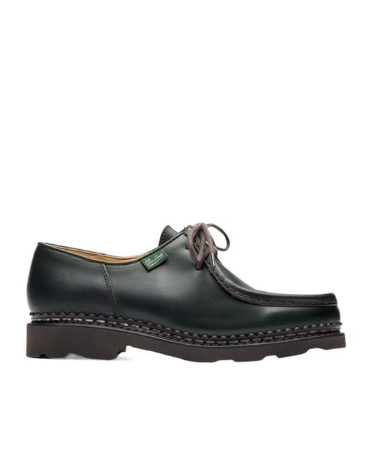 Paraboot Black Michael Griff Lis Vert Loafers