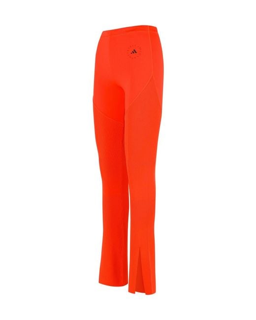 Adidas By Stella McCartney Logo Printed Flared Leggings