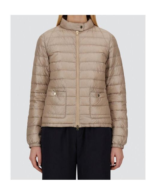 Herno Brown Quilted Down Jacket