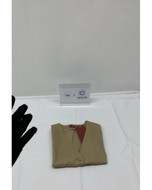 Max Mara Natural Studio Carnet V-Neck Gilet