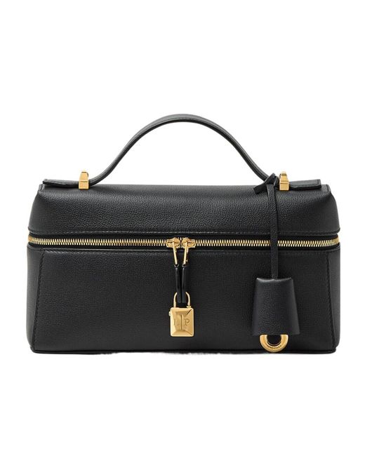 Loro Piana Black Extra Bag L23 Shoulder Bag