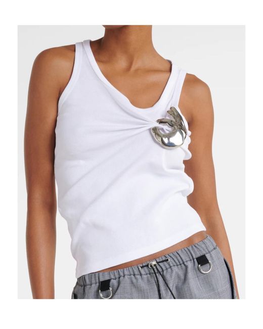 Coperni White Emoji-Decorated Vest