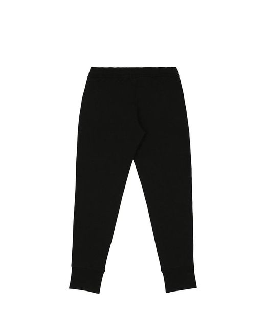 EA7 Black Logo Printed Sweatpants