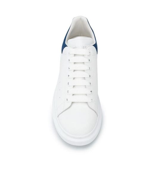 McQueen White Oversized Lace-Up Sneakers for men